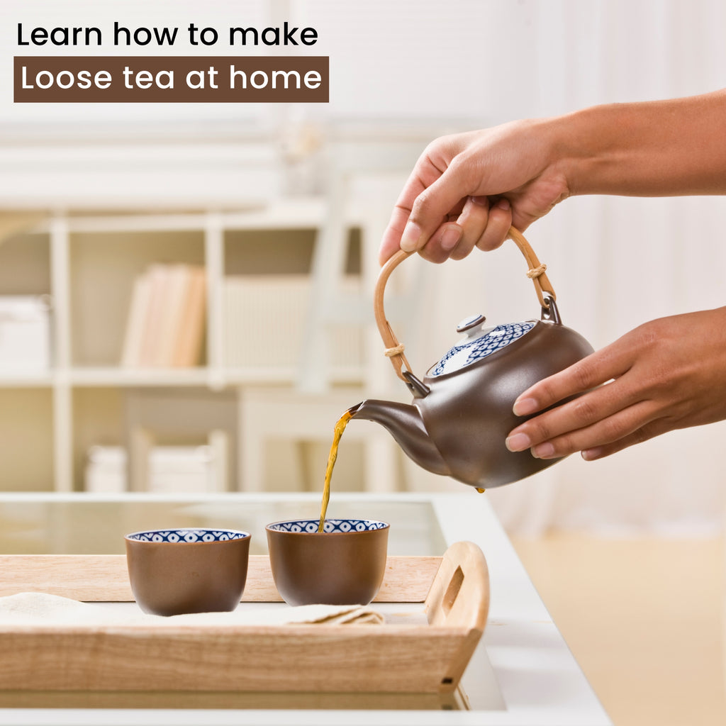 making green tea at home